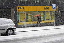 Efectos del temporal de nieve en Catalunya